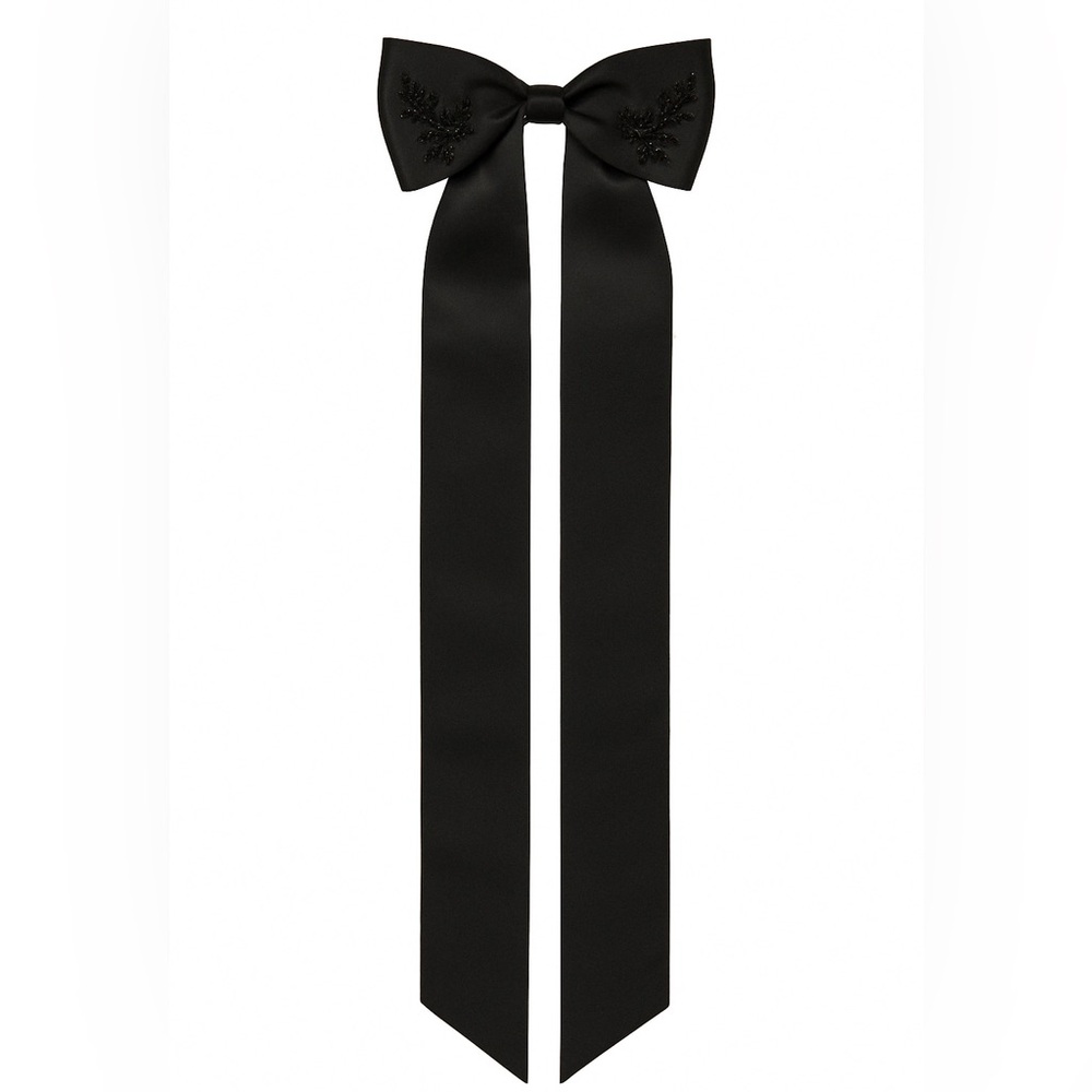 SIMONE ROCHA
Oversized Long Embellished Bow Hair Clip